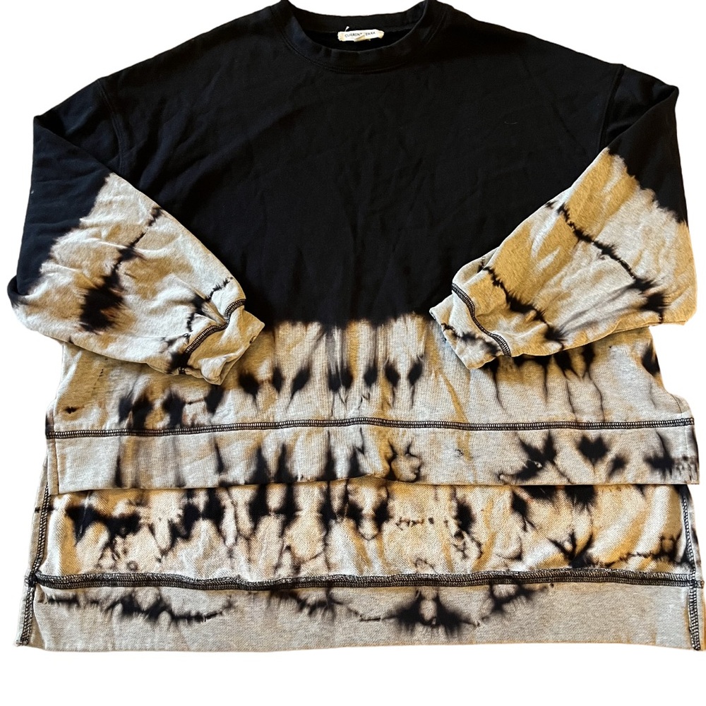 Current Terra Women’s Oversized Tie-Dye High-Low 3/4 Sleeve Top Size Small